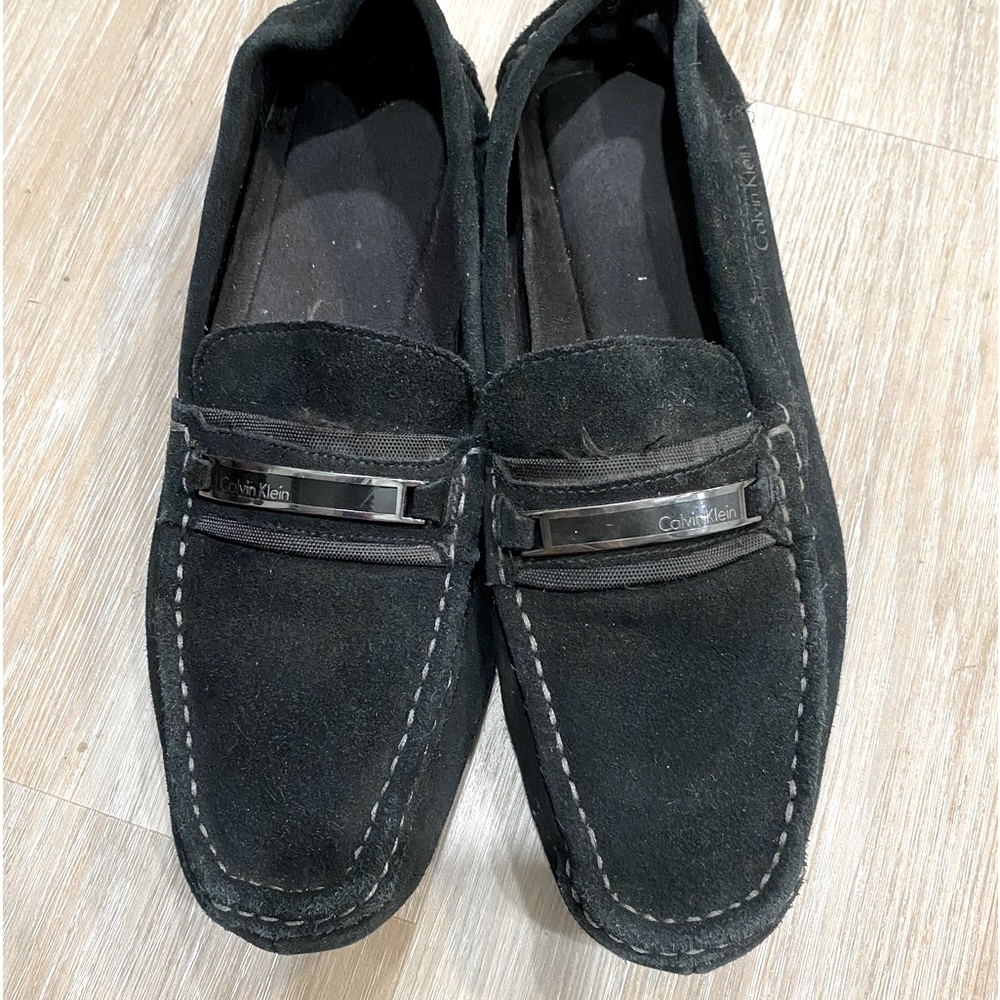 Men’s suede Calvin Klein Loafers size:10